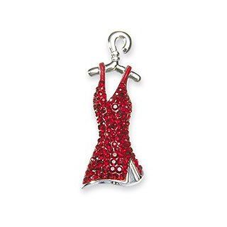 Swarovski Crystal Go Red Little Red Dress Pin 957031  