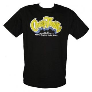Cheap Thrills Record Store   San Luis Obispo, California   Black Shirt with Logo Clothing