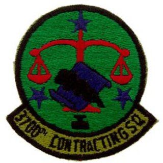 U.S. Air Force 3700th Contracting Squadron Patch Green Patio, Lawn & Garden