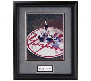 NY Yankees Mickey Mantle Cut Signature Limited Edition Framed Piece —