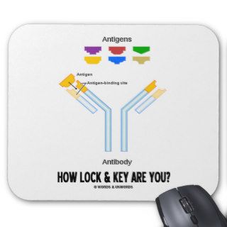 How Lock And Key Are You? (Antigen Antibody) Mouse Pad