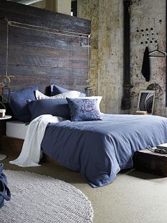 Sheridan Kirkwood indigo bed linen