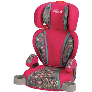 Graco Highback TurboBooster Car Seat in Ladessa Pink Graco Booster Car Seats