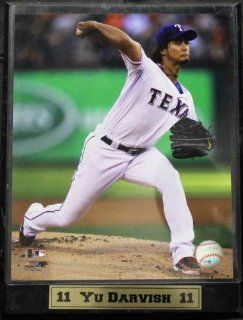 Yu Darvish Texas Rangers 9 x 12 Photo Plaque Case Pack 14  Sports Fan Decorative Plaques  Sports & Outdoors