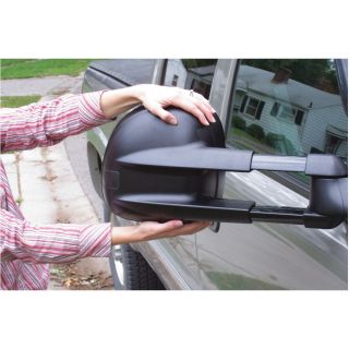 CIPA OEM Designed Manual Extendable Mirror – Fits 2002–2006 Dodge Ram 1500 and 2003–2006 Dodge Ram 2500 and 3500, Model# 83100  Truck Mirrors