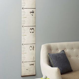 giant tape measure wall art by men's society