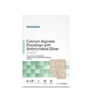 Algicell Silver Ag Antimicrobial Alginate Dressing, 4X5 Sterile, 10 count Health & Personal Care