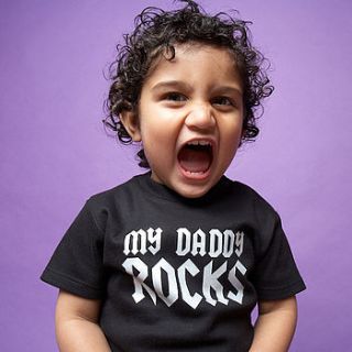 'my daddy rocks' t shirt by nappy head