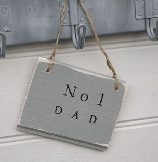 'no one' dad sign by abigail bryans designs