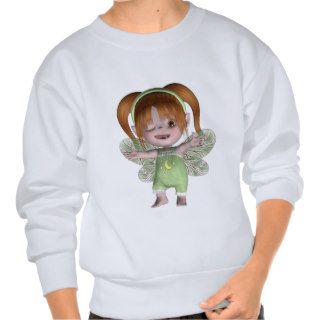 Cute little toon tot baby fairys 1 pullover sweatshirts