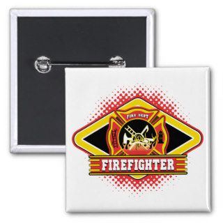 Firefighter Logo Button