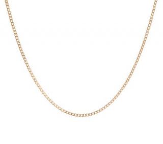 EternaGold 18 Polished Curb Link Necklace 14K Gold, 2.5g —