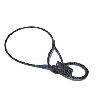 3/8" x 12' Standard Eye & Eye Wire Rope Sling Choker. V 1.4T C 1.10T B 2.9T Industrial Wire Rope Slings