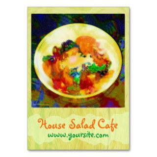House Salad Cafe Business Card