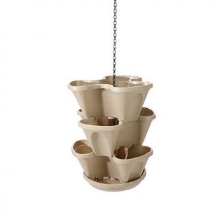 Self Watering Stacking Planter   3 pack