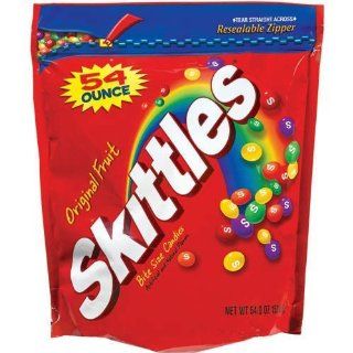 Skittles Original Fruit   54 oz. bag  Taffy Candy  Grocery & Gourmet Food