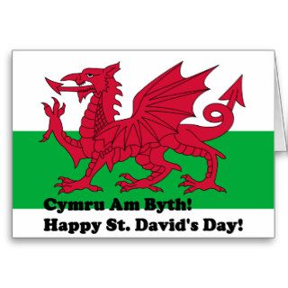 Cymru Am Byth   Happy St. David's Day Cards