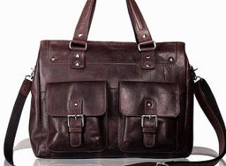 italian leather tote bag by teals