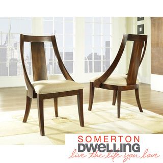 Somerton Dwelling Manhattan Slipper Chairs (Set of 2) Somerton Dwelling Dining Chairs