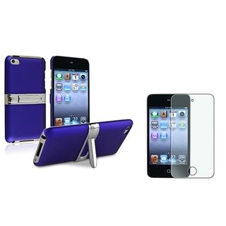 BasAcc Blue Case/Screen Protector Bundle for Apple iPod Touch Generation 4 BasAcc Cases & Holders