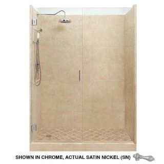 American Bath Factory P21 2531P SN Grand Shower Package in Medium Stone   Shower Wall Surrounds