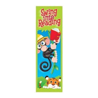 Swing into Reading (Monkey Mischief) Bookmarks  Themed Classroom Displays And Decoration 