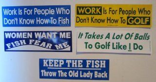 BUMPER STICKER 'KEEP THE FISH   THROW THE OLD LADY BACK'  