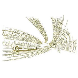 bristol temple meads station digital print by rolfe&wills