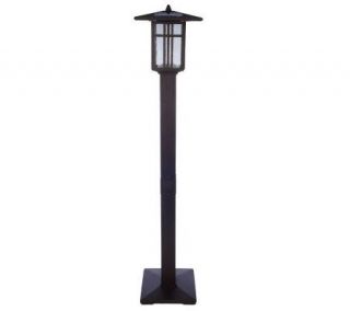 Alpan 10 LED Solar Powered/ AC Powered Mission Style Lamp Post —