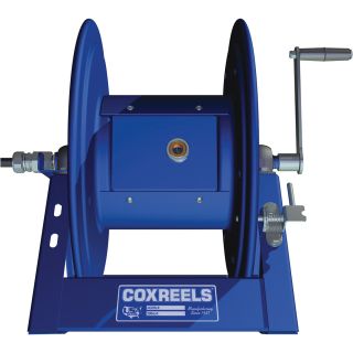 Coxreels Professional-Grade Cord Reel — 45 Amp, Electric Rewind, Model# 1125PCL-8M-E  Cord Reels