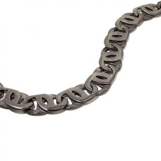 Men's Antiqued Stainless Steel Mariner Link 8 1/2" Bracelet
