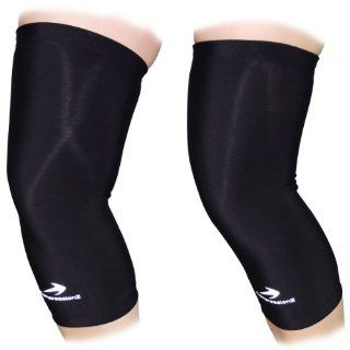 Knee Sleeves (1 Pair) Compression   Men & Women Basketball Brace Support   Best to Immobilize, Strap & Wrap Knee for Running, Crossfit, Football, Sports, Weightlifting   Keeps Patella Warm & Snug Sports & Outdoors