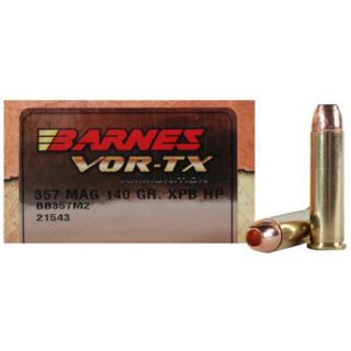 Barnes VOR TX Ammunition.357 Mag 140 Gr. XPB 722397