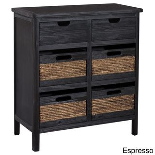 Gallerie Decor Bali Six Drawer Chest Coffee, Sofa & End Tables