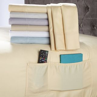 Concierge Collection 400 Thread Count Easy Care Pocket Sheet Set