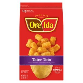Ore Ida Tater Tots Seasoned Shredded Potatoes 32