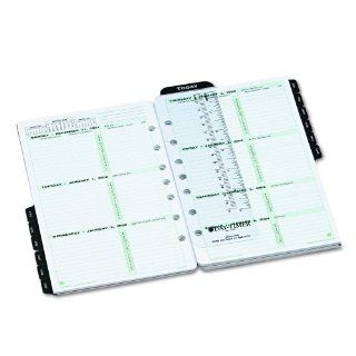 Day Timer 91010 0807 Planner Refill, 2 Page/Week, Dated for 2009, 8Am , 5 1/2 X 8 1/2  Appointment Book And Planner Refills 