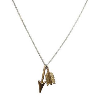 broken arrow necklace by custom made