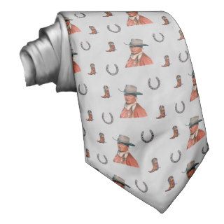 Cowboy Novelty Tie Necktie
