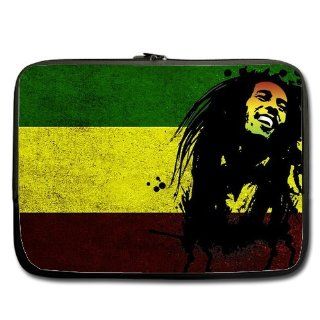 Bob Marley Art 15" Laptop Notebook Sleeve Case Bag Double Sided Print for Most of Apple Macbook,custom Cases Computers & Accessories