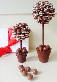 personalised honeycombe chocolate edible tree by sweet trees