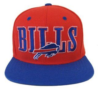 Buffalo Bills Reebok Block Retro Snapback Cap Hat Red Blue 