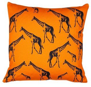 giraffe parade cushion by space 1a design