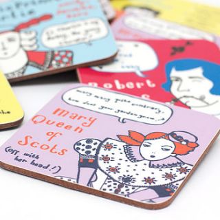 mary queen of scots coaster by gillian kyle