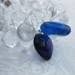 icicle blue heart raindrop bracelet by alison dymond