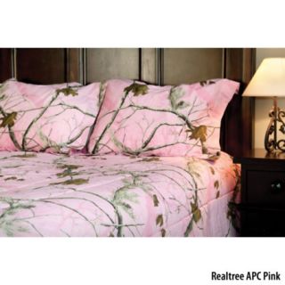 Birchwood Trading Realtree APC Pink Camo Twin Comforter Set 754358
