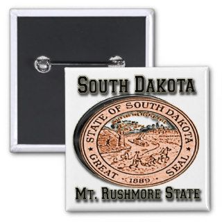 South Dakota Mount Rushmore State Seal Pin
