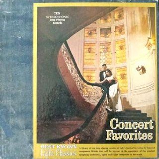 Concert Favorites   Best Known Light Classics (10 record box set) Gerschwin,  Verdi, Wagner, Mozart and many more Tchaikovsky, Hans Jurgen Walther, Hamburg Philharmonic Music