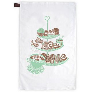 'home sweet home' tea towel by solitaire