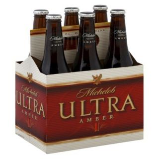 Michelob Ultra Amber Lager Bottles 12 oz, 6 pk